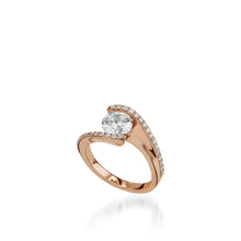 Load image into Gallery viewer, Aquarius White Gold Engagement Ring