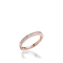 Load image into Gallery viewer, Women's 18 karat rose gold Affection Diamond Band

