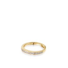 Load image into Gallery viewer, Women's 18 karat yellow gold Affection Diamond Band
