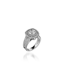 Load image into Gallery viewer, Cashmere White Gold Engagement Ring