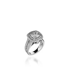Load image into Gallery viewer, Cashmere White Gold Engagement Ring