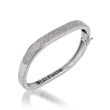 Load image into Gallery viewer, Essence Five-Row Pave Diamond Bracelet