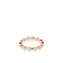 Load image into Gallery viewer, Women's 18 karat Rose Gold Paloma Diamond Stack Ring
