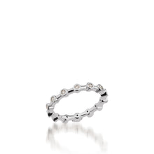 Load image into Gallery viewer, Women's 18 karat White Gold Paloma Diamond Stack Ring
