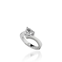 Load image into Gallery viewer, Azure White Gold Engagement Ring