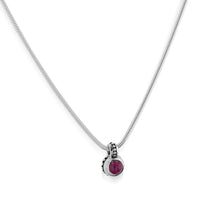Load image into Gallery viewer, Antigua Birthstone Solitaire Pendant