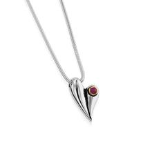 Load image into Gallery viewer, Endearment Small Birthstone Heart Pendant
