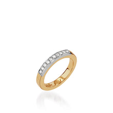 Load image into Gallery viewer, Duplex Gold Pave Diamond Ring