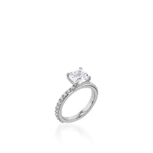 Load image into Gallery viewer, Duchess Cushion White Gold Engagement Ring