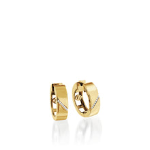 Load image into Gallery viewer, Havana Diamond Hoop Earrings
