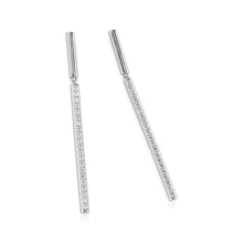 Load image into Gallery viewer, Essence Diamond Dangle Earrings