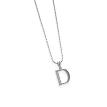 Load image into Gallery viewer, Initial Diamond Pendants White Gold

