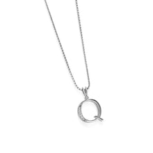 Load image into Gallery viewer, Initial Diamond Pendants White Gold
