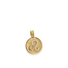Load image into Gallery viewer, Leo Zodiac Medallion Pendant
