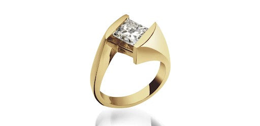 Decision Princess Cut Diamond Engagement Ring