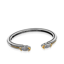 Load image into Gallery viewer, Elixir Pave Diamond Hinged Cuff Bracelet
