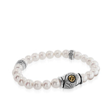 Load image into Gallery viewer, Solar Beaded Bracelet with Pave Diamonds