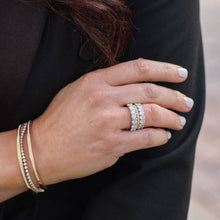 Load image into Gallery viewer, Essence Pave Diamond Wedding Band