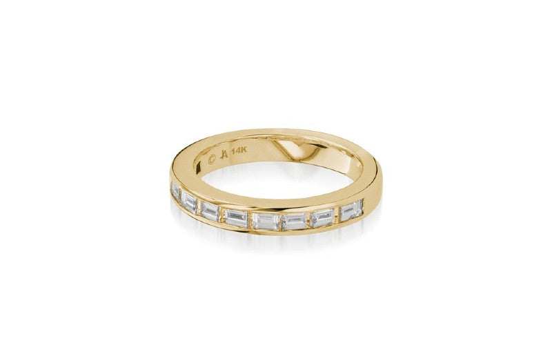 treasure baguette eternity ring