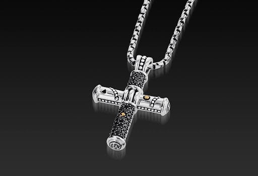 cross pendant fathers day gift