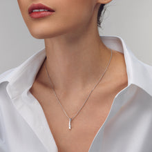 Load image into Gallery viewer, Polar Diamond Pendant Necklace