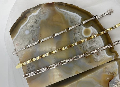 lab vs. natural diamond tennis bracelet