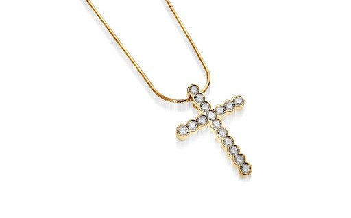 Paloma Diamond Cross Pendant Necklace by John Atencio