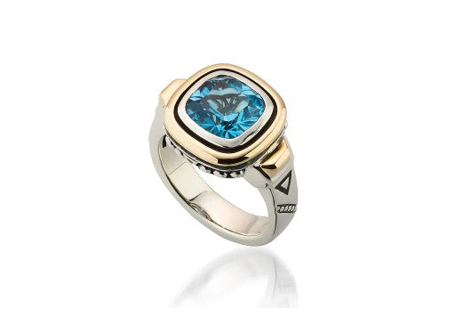topaz engagement ring