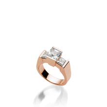 Load image into Gallery viewer, Ventana White Gold Engagement Ring
