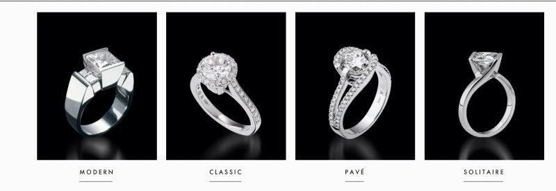 engagement ring styles by John Atencio