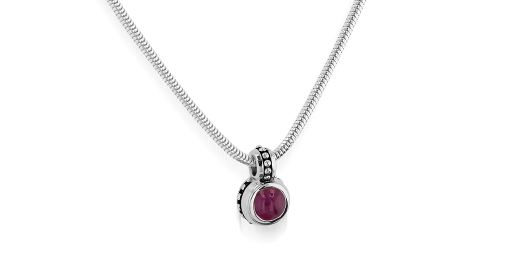 Antigua Birthstone Solitaire Pendant