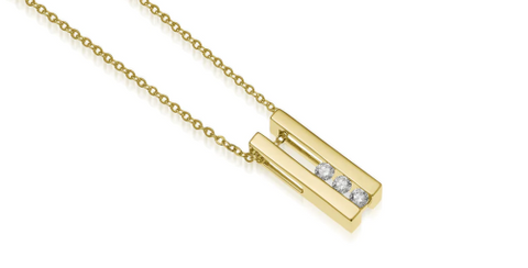 small diamond pendant graduation gift