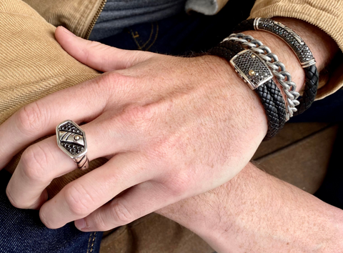 John Atencio valentines day bracelets for men