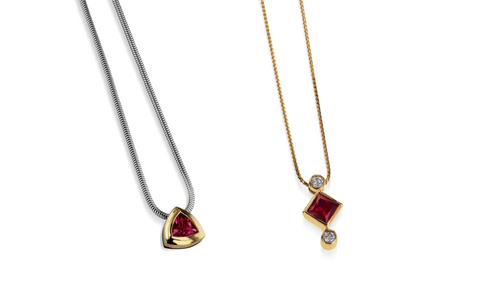 school color gemstone pendant graduation gift