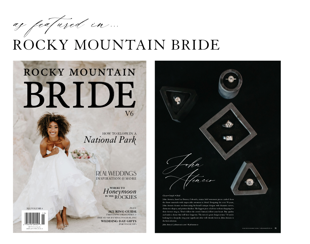 As Featured in Rocky Mountain Bride
